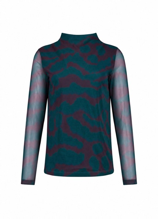 Studio Anneloes Rachel top met grafische print - voorkant 5 multicolor