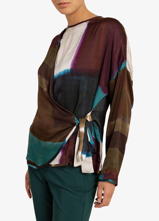 Studio Anneloes Raye top met tie-dye dessin