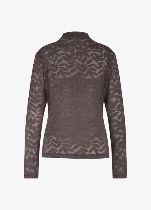 Studio Anneloes Reagan lace top - achterkant 4 mosgroen