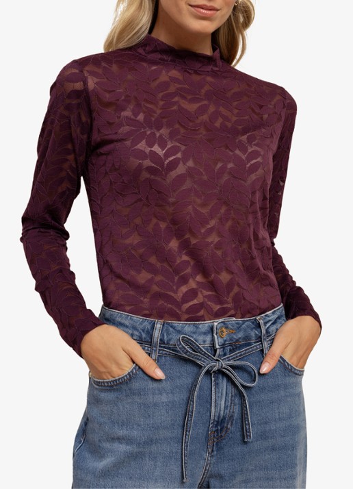 Studio Anneloes Reagan lace top - detail jeans