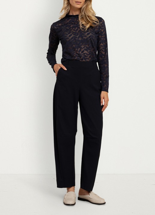 Studio Anneloes Reagan lace top - voorkant 3 kobaltblauw
