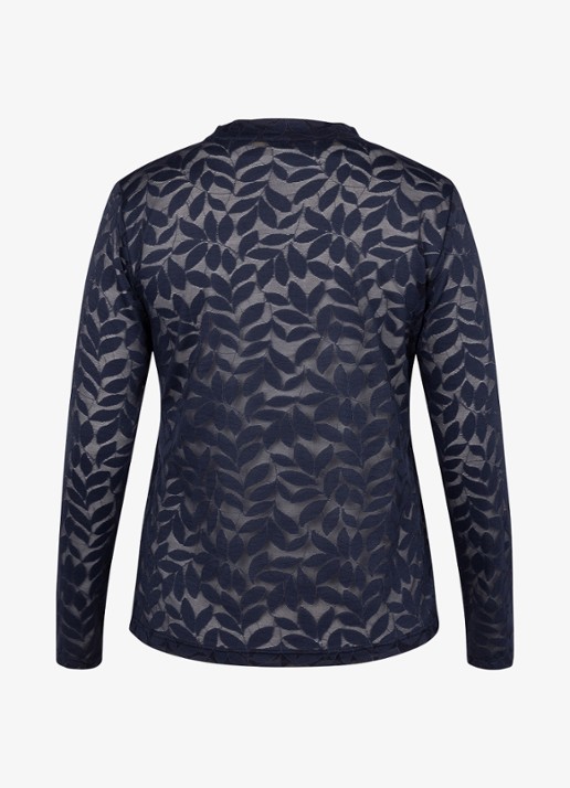 Studio Anneloes Reagan longsleeve van kant - achterkant 4 donkerblauw