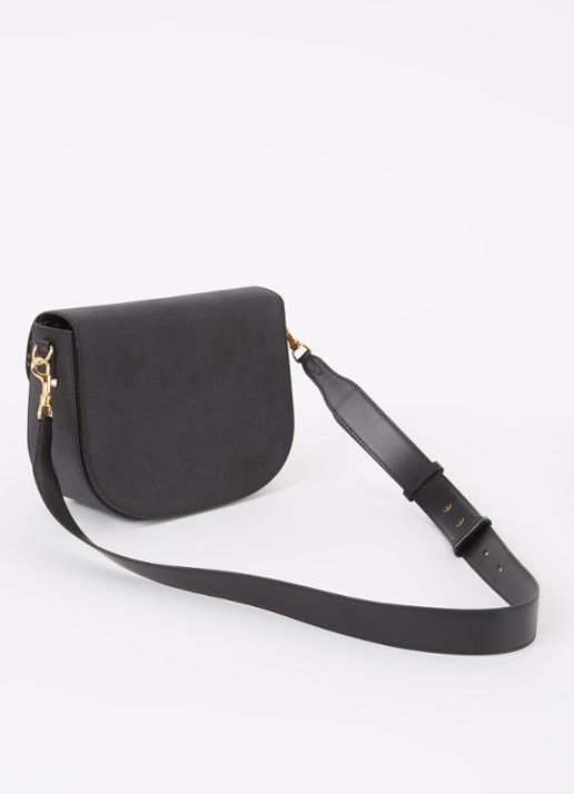 Studio Anneloes SA crossbodytas met afneembare schouderriem - achterkant 3 zwart