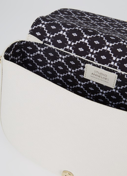 Studio Anneloes SA crossbodytas met afneembare schouderriem - detail gebroken wit