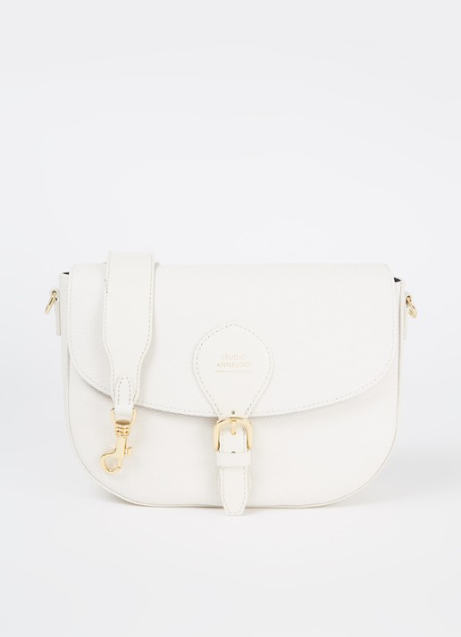 Studio Anneloes SA crossbodytas met afneembare schouderriem - voorkant 4 gebroken wit