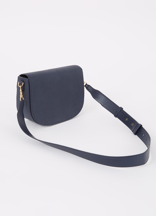 Studio Anneloes SA crossbodytas met afneembare schouderriem - achterkant 4 donkerblauw