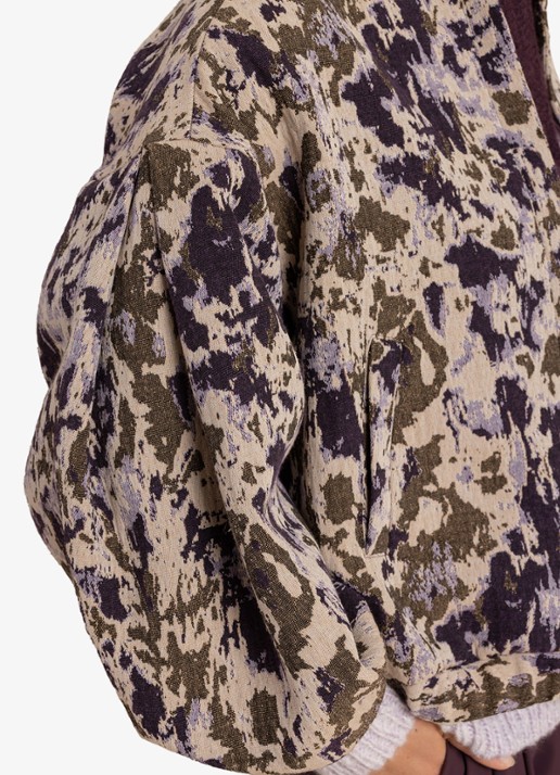 Studio Anneloes Tina bomber - detail 2 paars