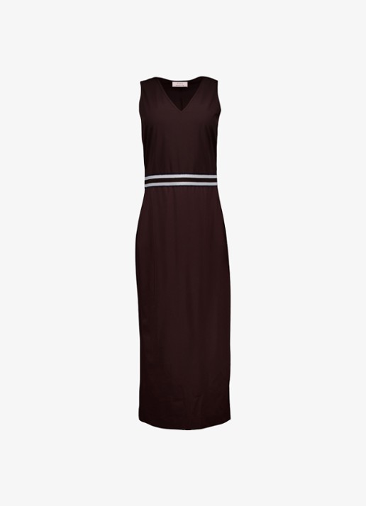 Studio Anneloes Tirza midi jurk met V-hals