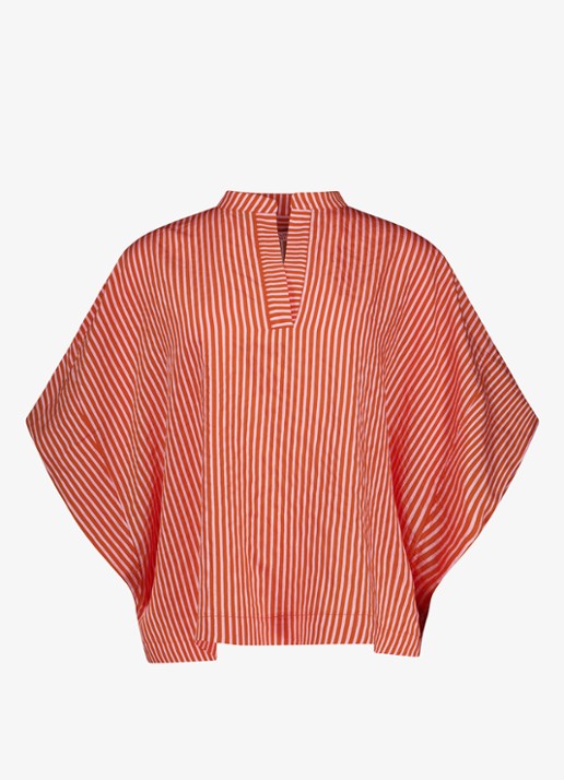 Studio Anneloes Tuniek met streepprint - voorkant 4 oranje