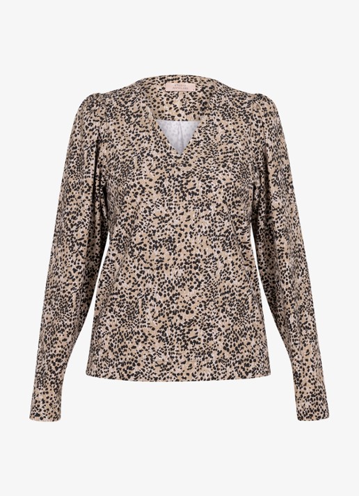 Studio Anneloes Valdis top met print en V-hals