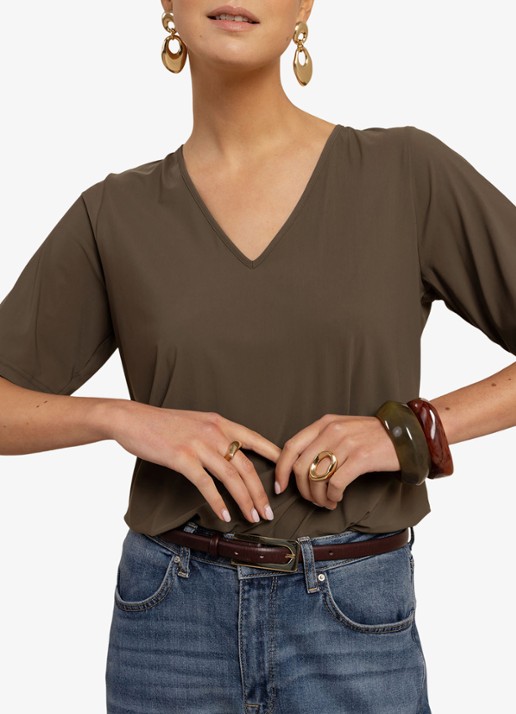 Studio Anneloes Vicky T-shirt met V-hals