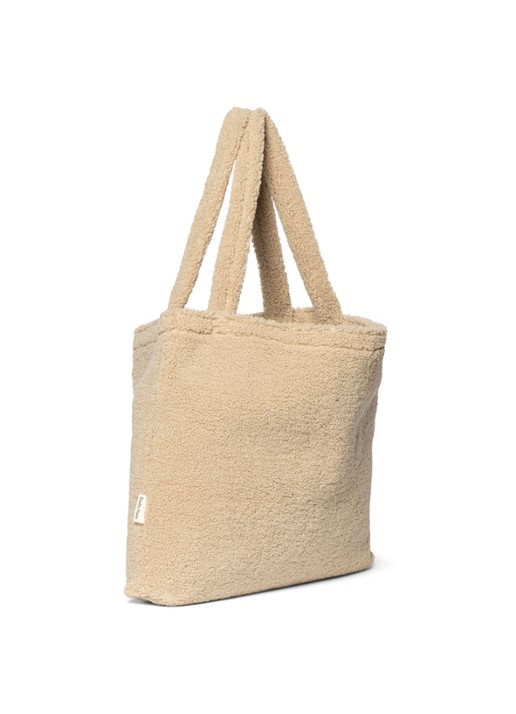 Studio Noos Chunky Mom-Bag van teddy - detail 3 zand