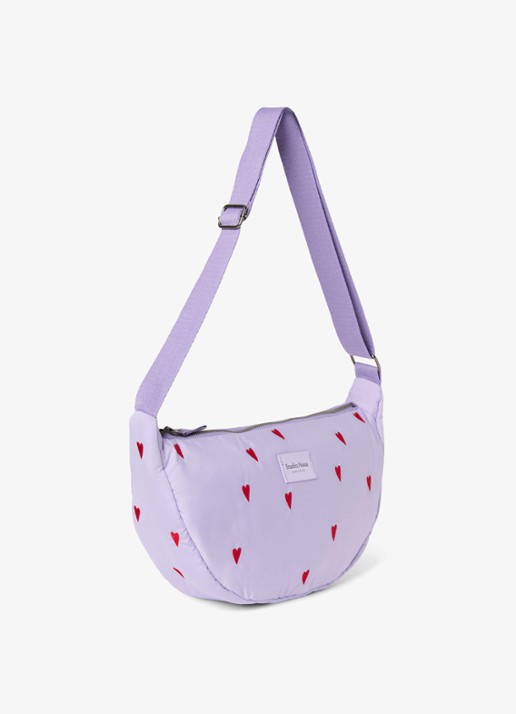 Studio Noos Crossbodytas met print - detail 3 paars