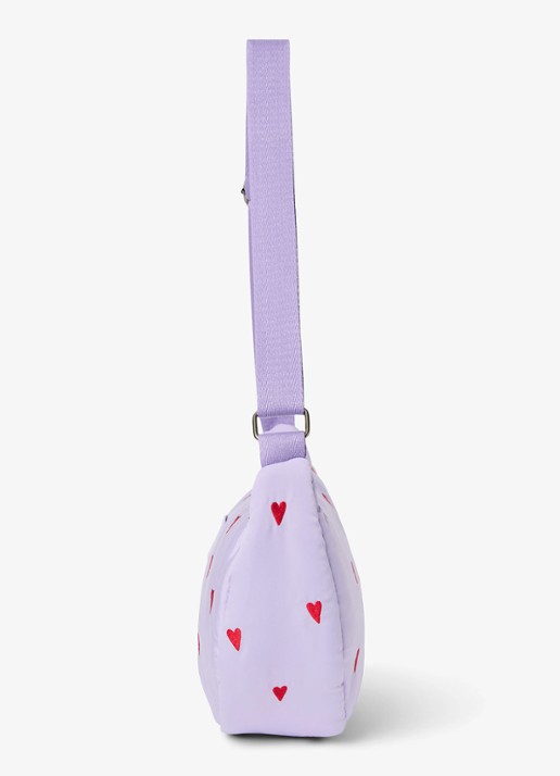 Studio Noos Crossbodytas met print - detail 4 paars