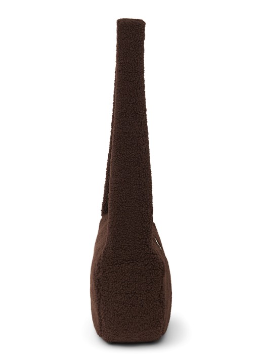 Studio Noos Crossbodytas van teddy - detail 3 chocoladebruin