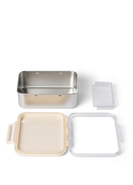 Studio Noos Lunchbox met print - detail 5 beige