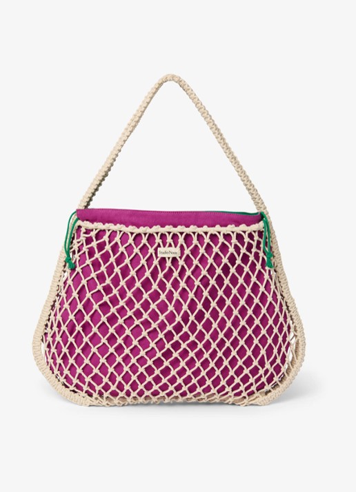 Studio Noos Macramé Mom Bag met omkeerbare binnentas - detail 3 naturel