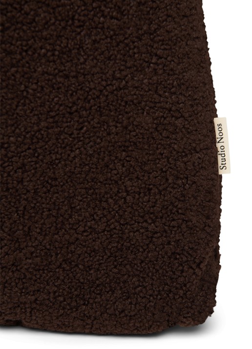 Studio Noos Mom Bag shopper van teddy - detail 2 chocoladebruin