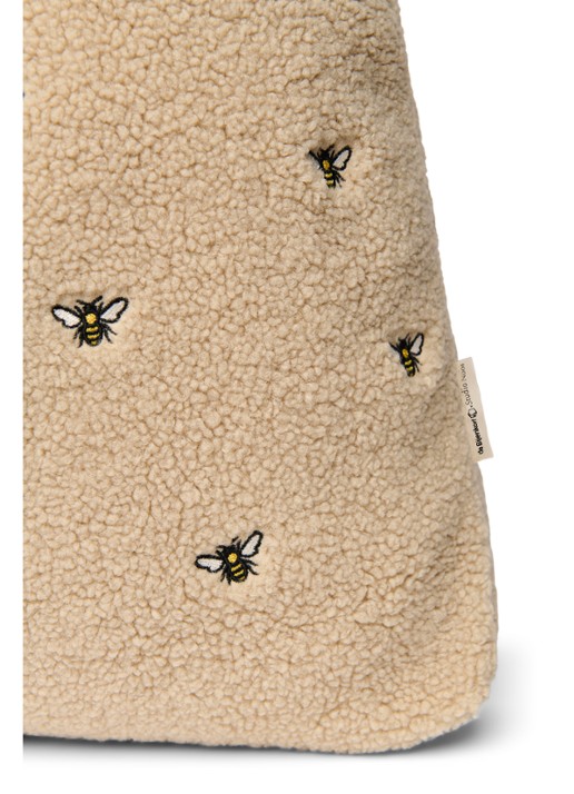 Studio Noos Mom Bag shopper van teddy - detail 2 beige