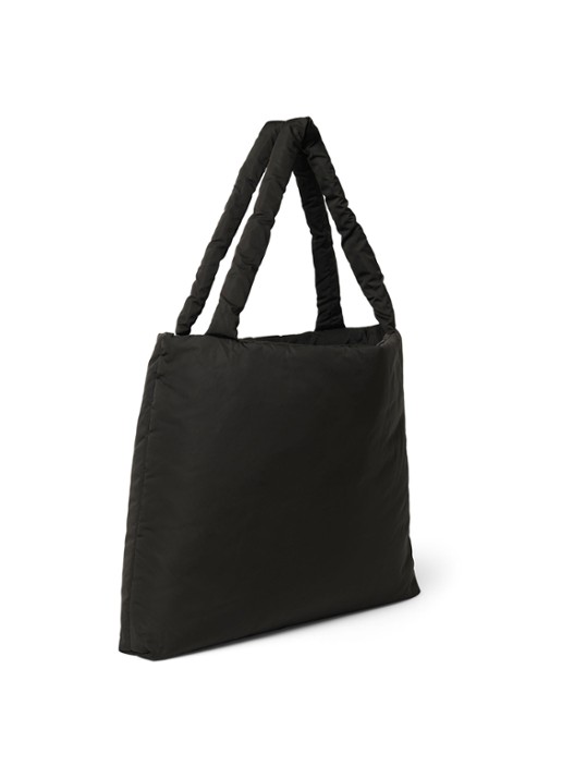 Studio Noos Puffy Mom-Bag met logo - detail 3 zwart