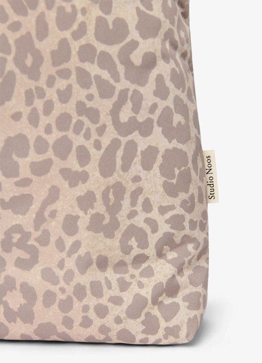 Studio Noos Schoudertas met print - detail 3 beige