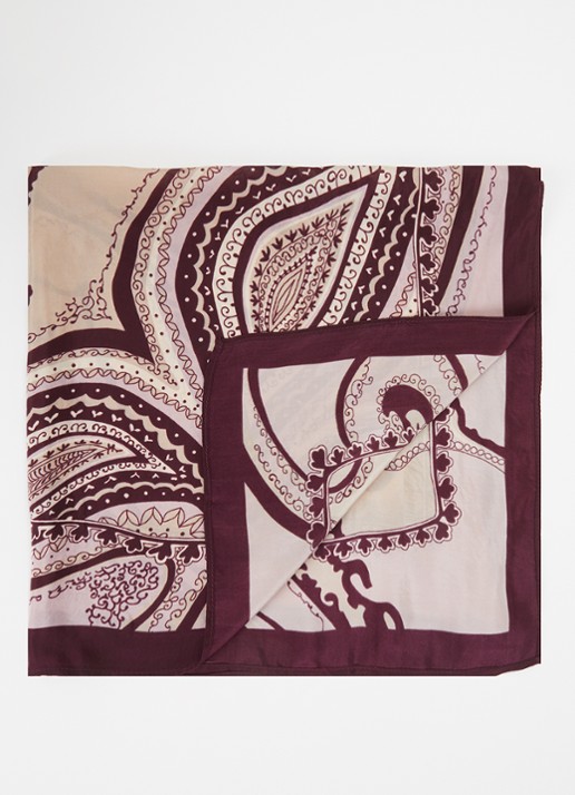 Summum Sjaal met print 70 x 70 cm