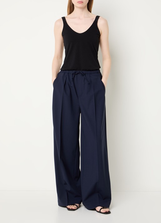 Summum Tanktop met stretch - voorkant 4 zwart