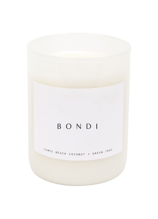 Sunnylife Candles & Fragrance geurkaars Bondi  - voorkant 2 wit
