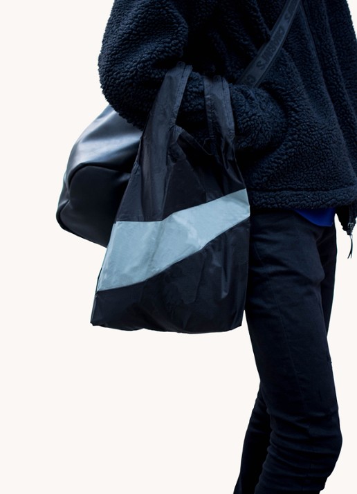 SUSAN BIJL Shopping Bag waterafstotende shopper  - voorkant 2 grijs