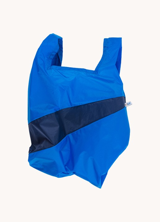 SUSAN BIJL Shopping Bag waterafstotende shopper  - voorkant kobaltblauw