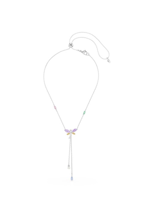 Swarovski 2026 Capsule ketting met kristal  - detail zilver