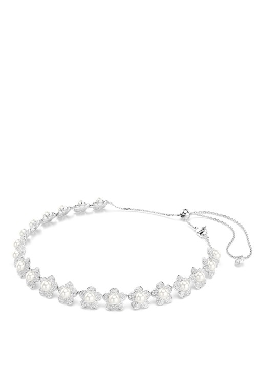 Swarovski 2026 Capsule ketting met kristal  - detail zilver