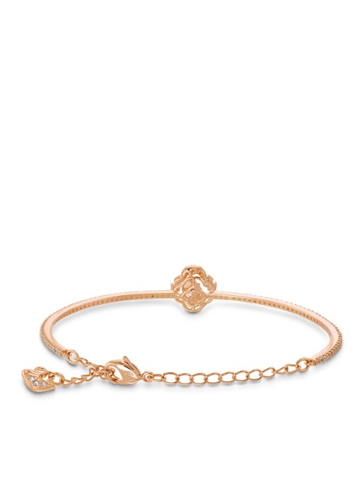 Swarovski Bangle met kristal - detail roségoud