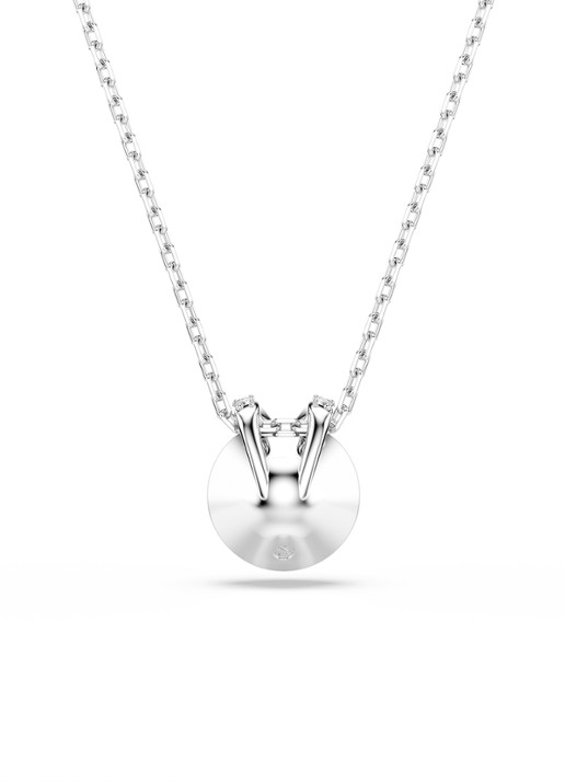 Swarovski Bella ketting met kristal - detail 5 zilver