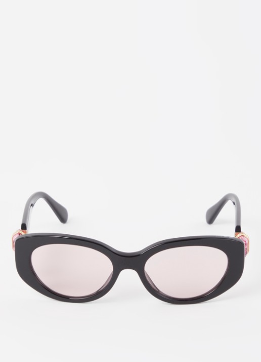 Swarovski Cat Eye zonnebril SK6002   - detail 3 zwart