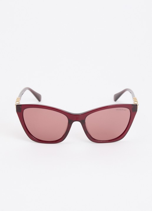 Swarovski Cat Eye zonnebril SK6068U - detail 2 cognac