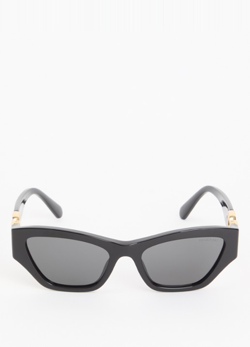Swarovski Cat Eye zonnebril SK6076U - detail zwart