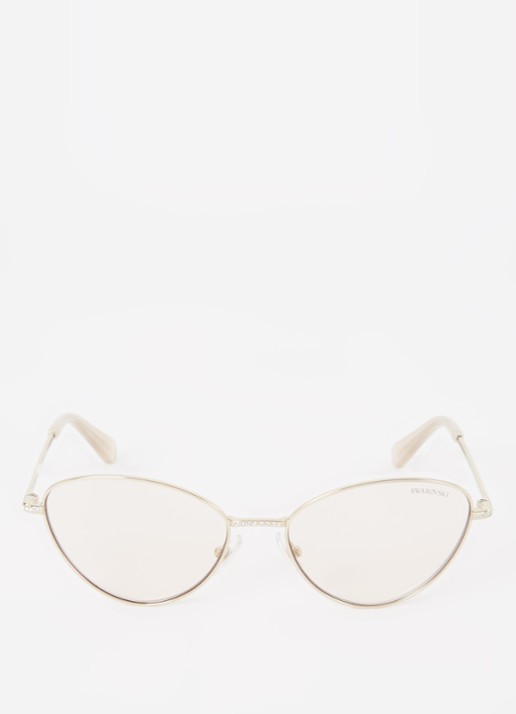Swarovski Cat Eye zonnebril SK7014 - detail 3 goud