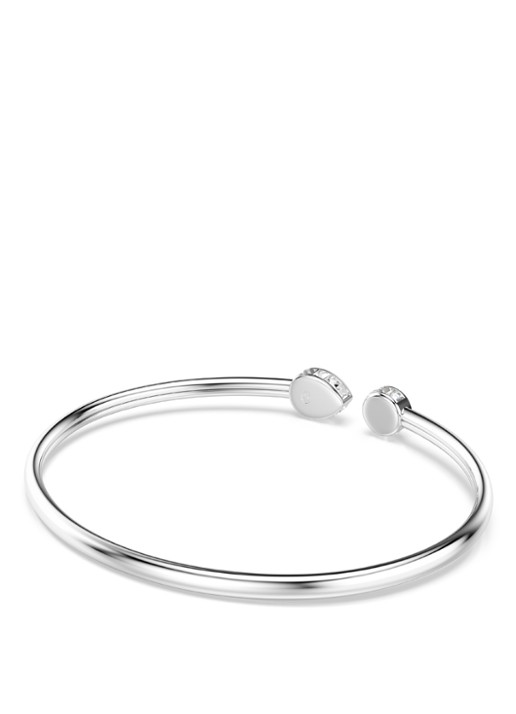 Swarovski Chroma bangle met kristal - detail 4 zilver