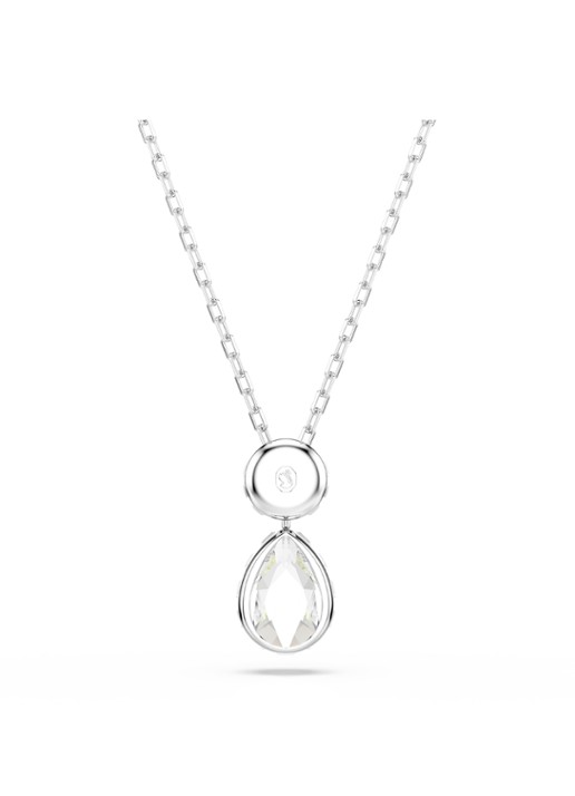 Swarovski Chroma ketting met kristal - detail 4 zilver