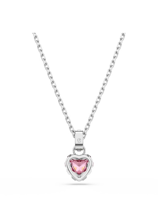 Swarovski Chroma ketting met kristal - detail 4 zilver