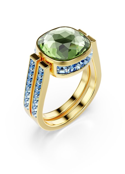 Swarovski Chroma ring verguld 50 - detail 3 goud