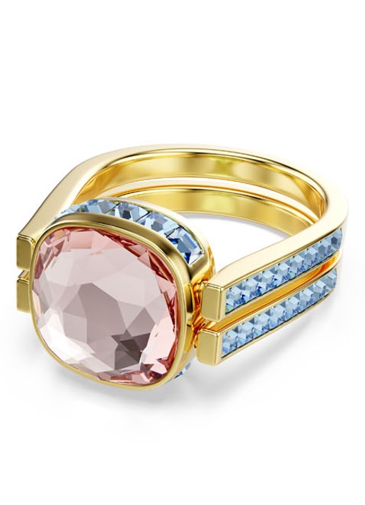 Swarovski Chroma ring verguld 50 - voorkant 3 goud