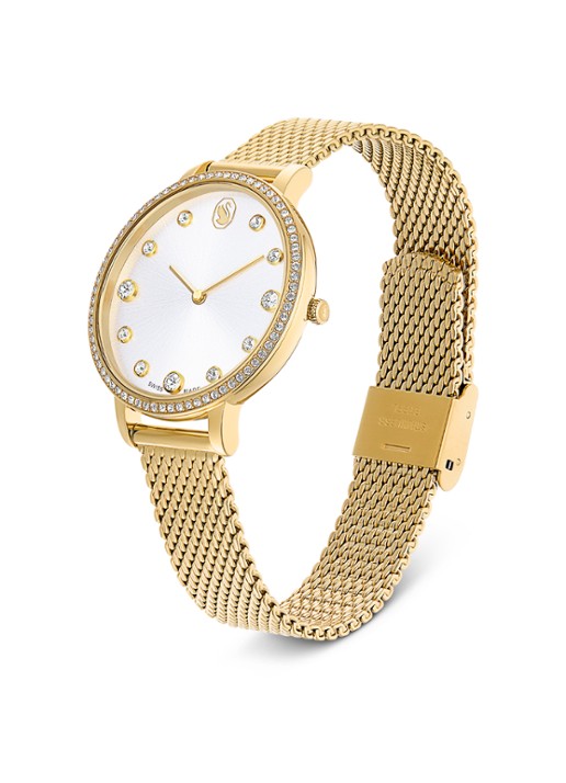 Swarovski Clarica horloge 5740823 - detail goud