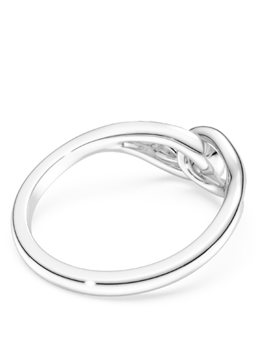 Swarovski Classica ring met kristal 52 - detail 4 zilver