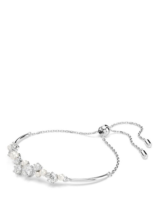 Swarovski Constella armband met kristal M  - detail zilver