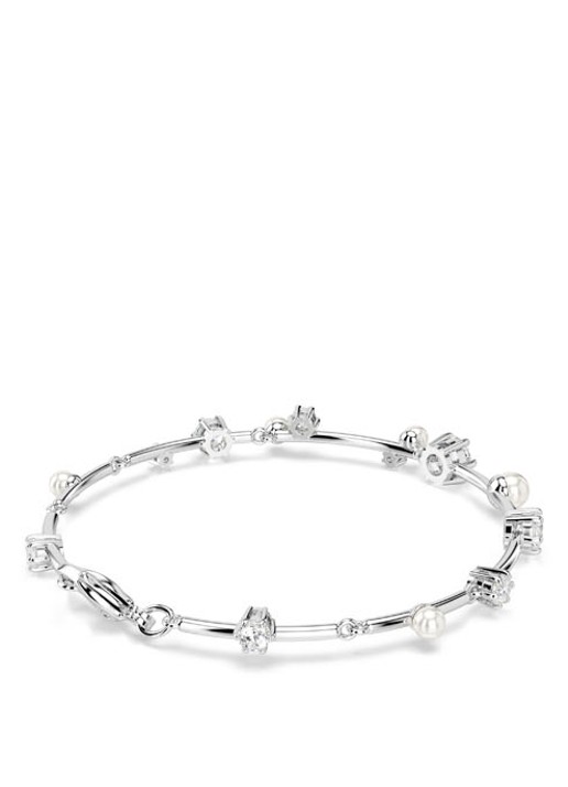 Swarovski Constella armband met kristal M  - detail 5 zilver