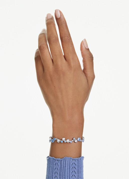 Swarovski Constella armband met zirkonia M - voorkant 6 zilver