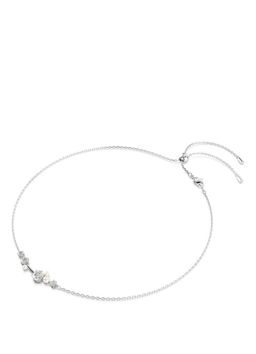 Swarovski Constella ketting met kristal - detail zilver