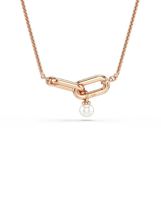 Swarovski Constella ketting met kristal - detail 4 roségoud